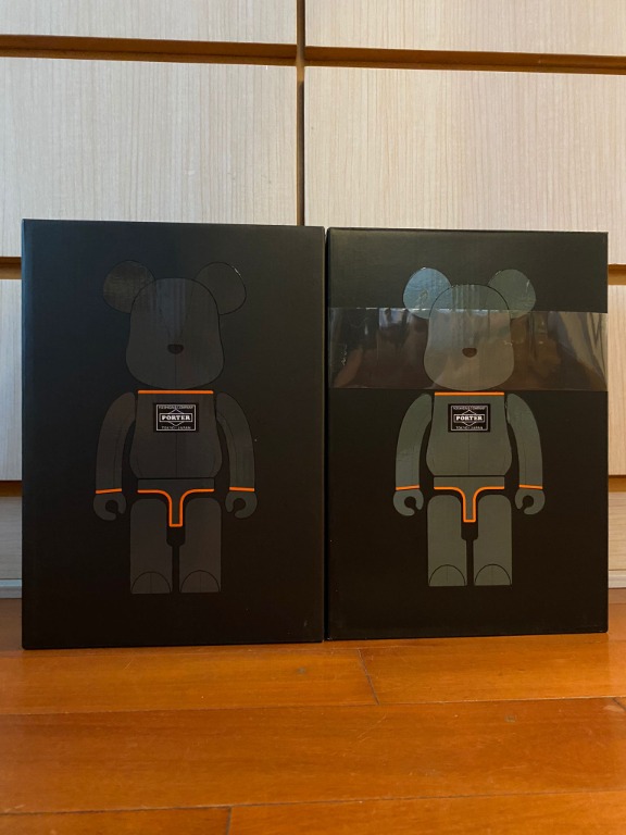 その他 MEDICOM TOY - BE@RBRICK PORTER TANKER Ver.100%400% Bearbrick Porter 100% & 400% Set Black - US