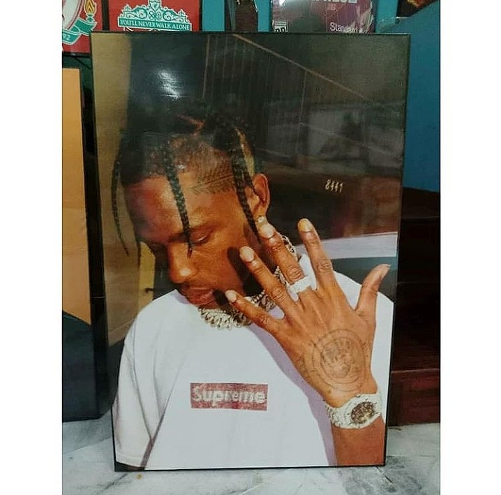 Travis scott supreme poster clearance
