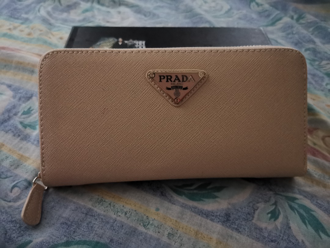 prada zippy wallet