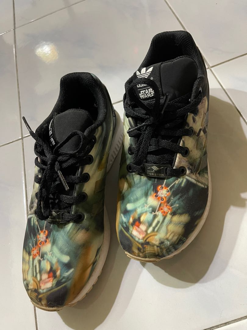 Pre loved Adidas Star Wars Torsion ZX Flux for Kids Babies Kids