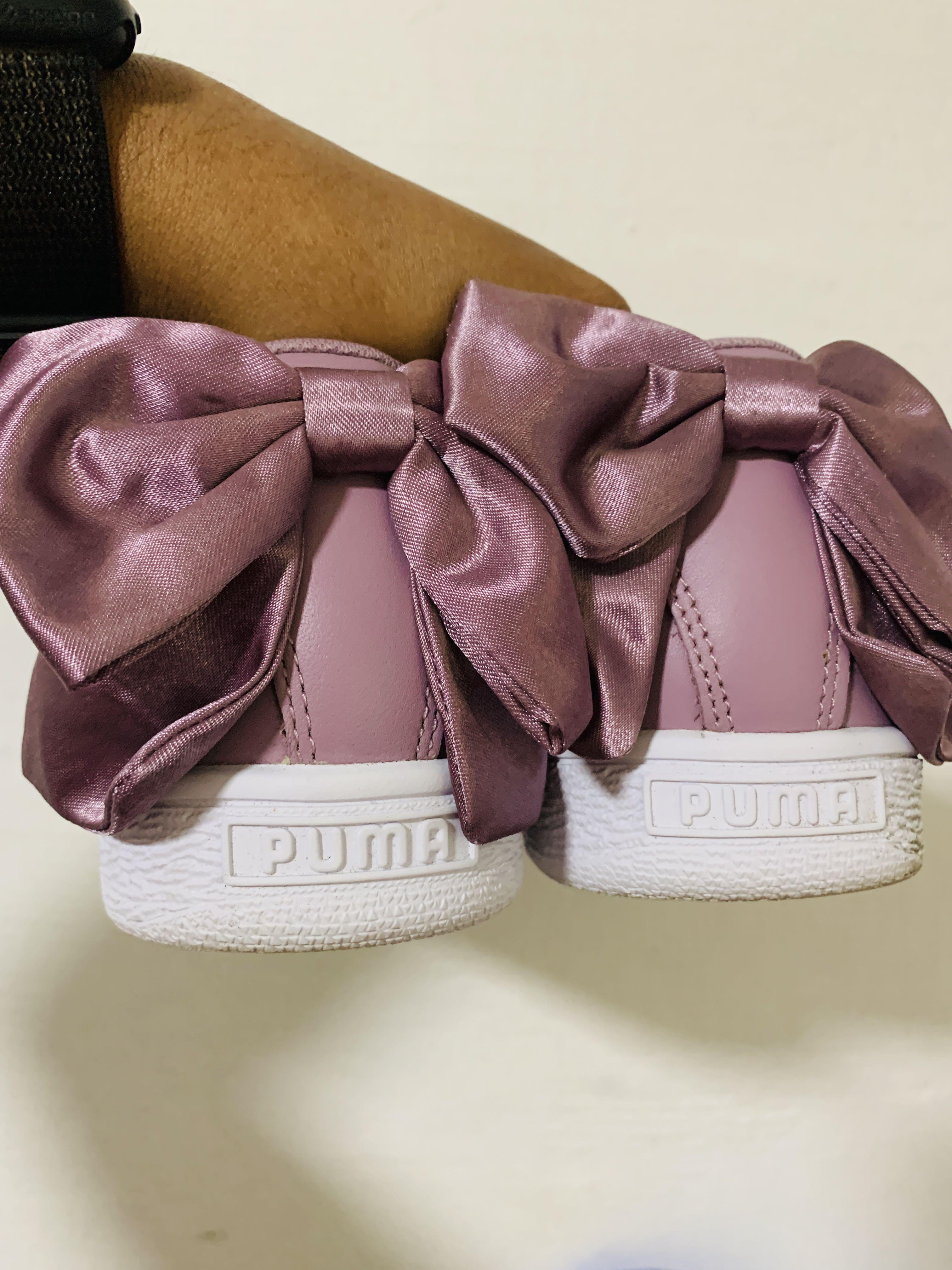 Puma with ribbon ties top