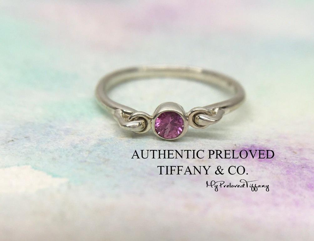 Tiffany and co pink sapphire ring outlet