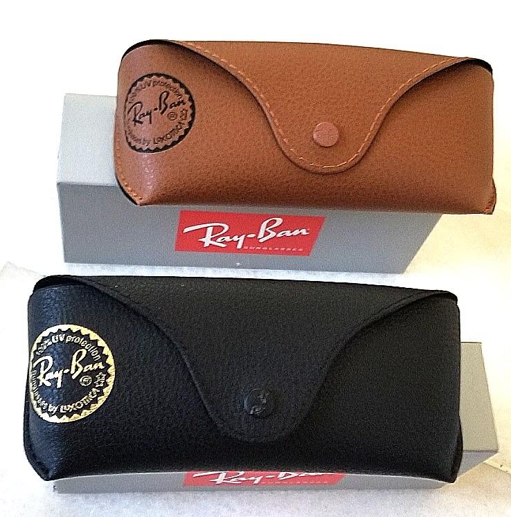 ORIGINAL RAY BAN CLASSIC BLACK BROWN COVER CASE