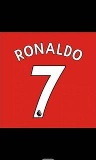 Ronaldo Manchester United Cushion