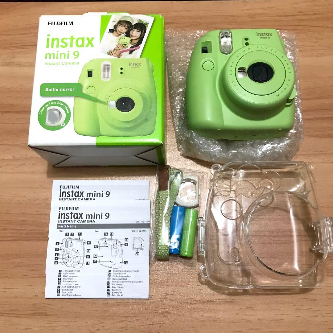 instax camera with accessories