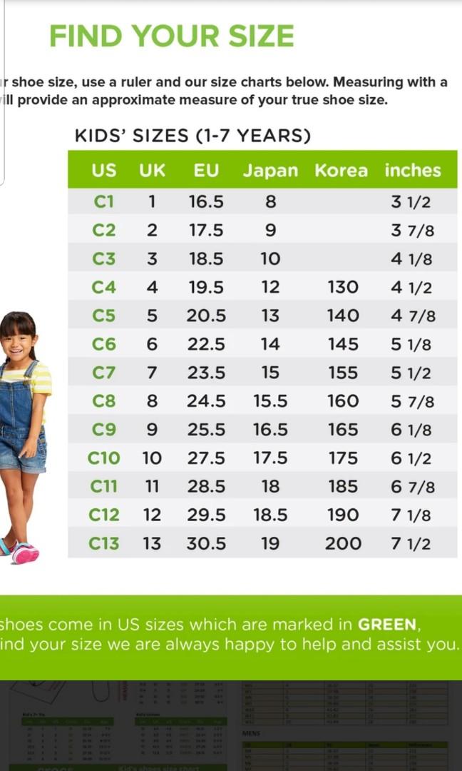 Size best sale sandal crocs