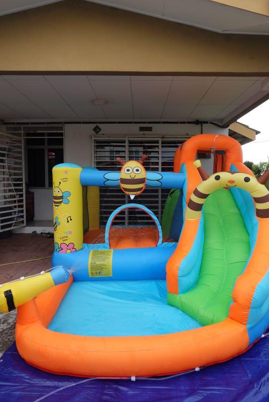 Sewa Kolam Inflatable Pool Bees with Gun Rental, Babies & Kids, Bathing