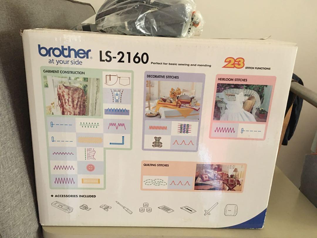 Sewing Machine Brother LS2160, TV & Home Appliances, Washing Machines