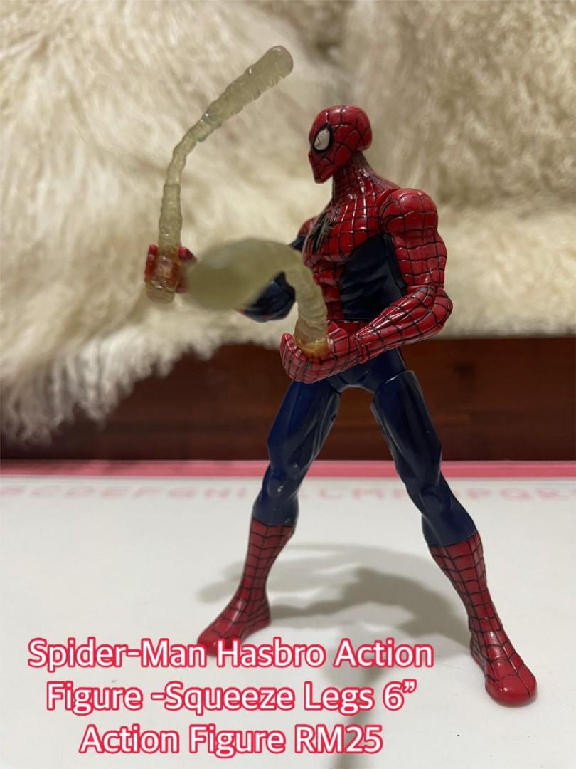 Spiderman Hasbro Action Figure Squeeze Legs 6