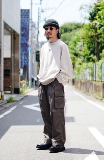 stein NYLON MILITARY WIDE TROUSERS-