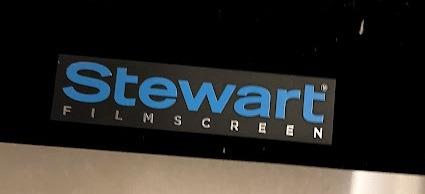 Stewart projector film screen studiotek 92inches fixed screen.