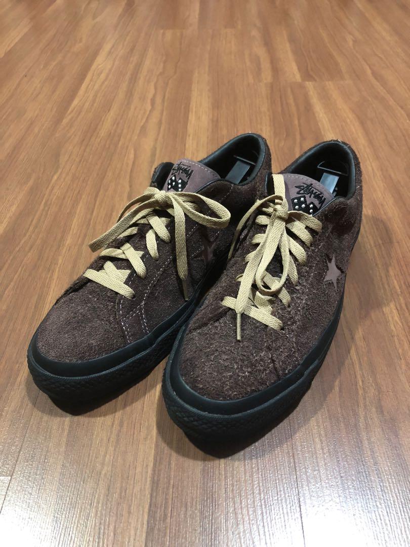 Stussy x converse hot sale one star 74