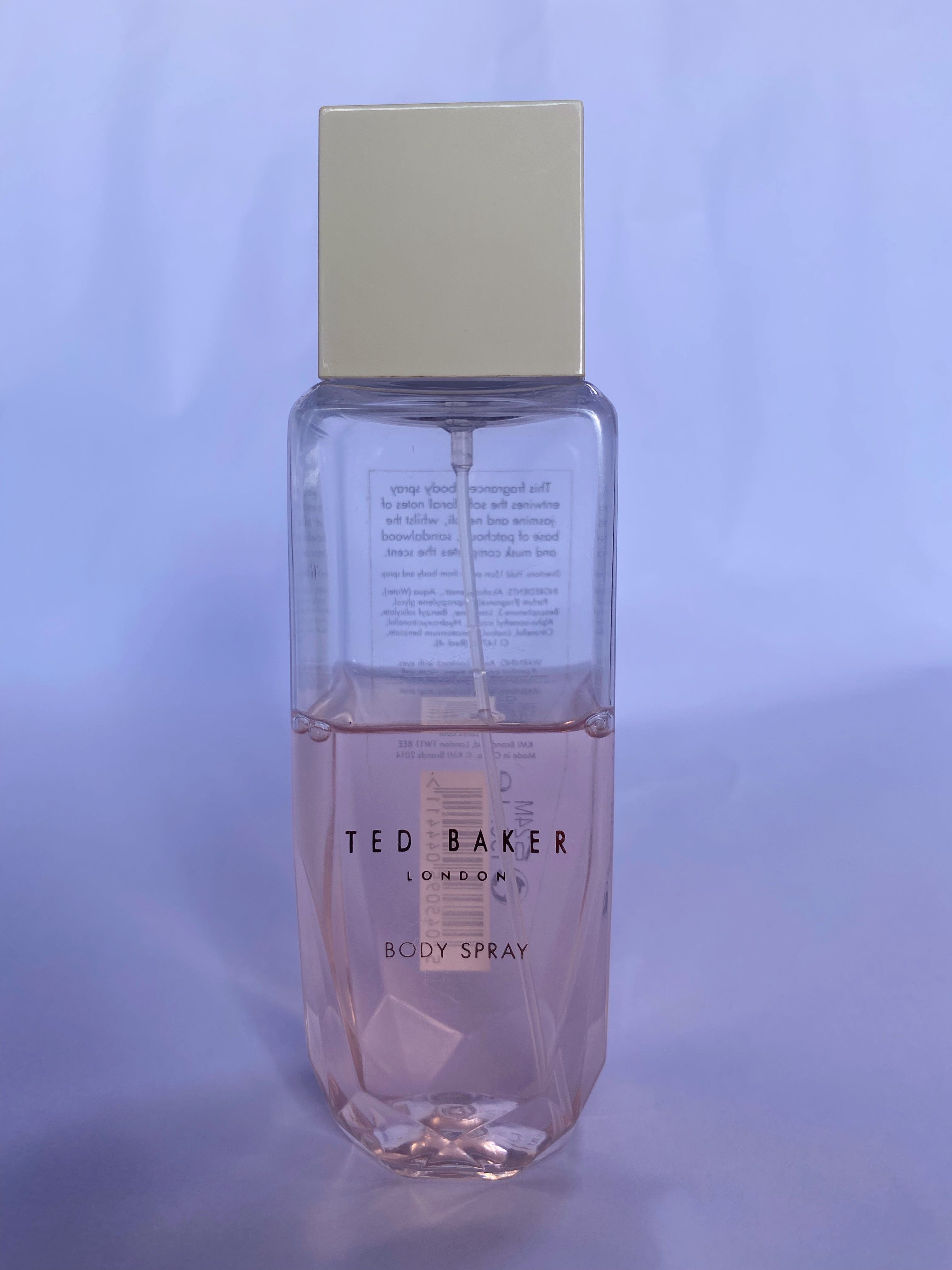 ted baker blue body spray