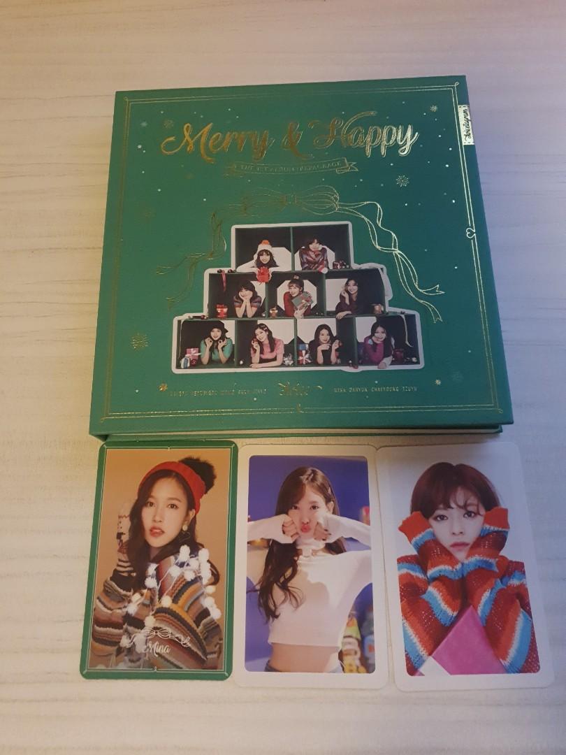 Twice Merry And Happy Album Sale Hobbies Toys Music Media Music Accessories On Carousell