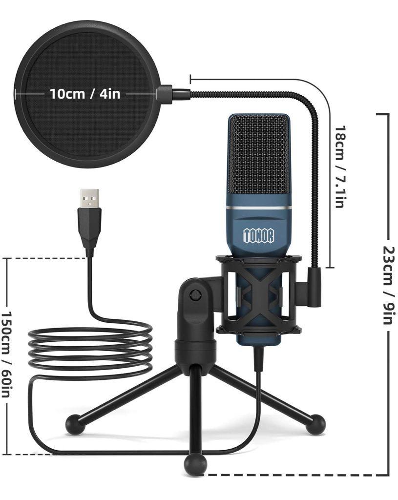 Tonor computer condenser sales pc gaming mic