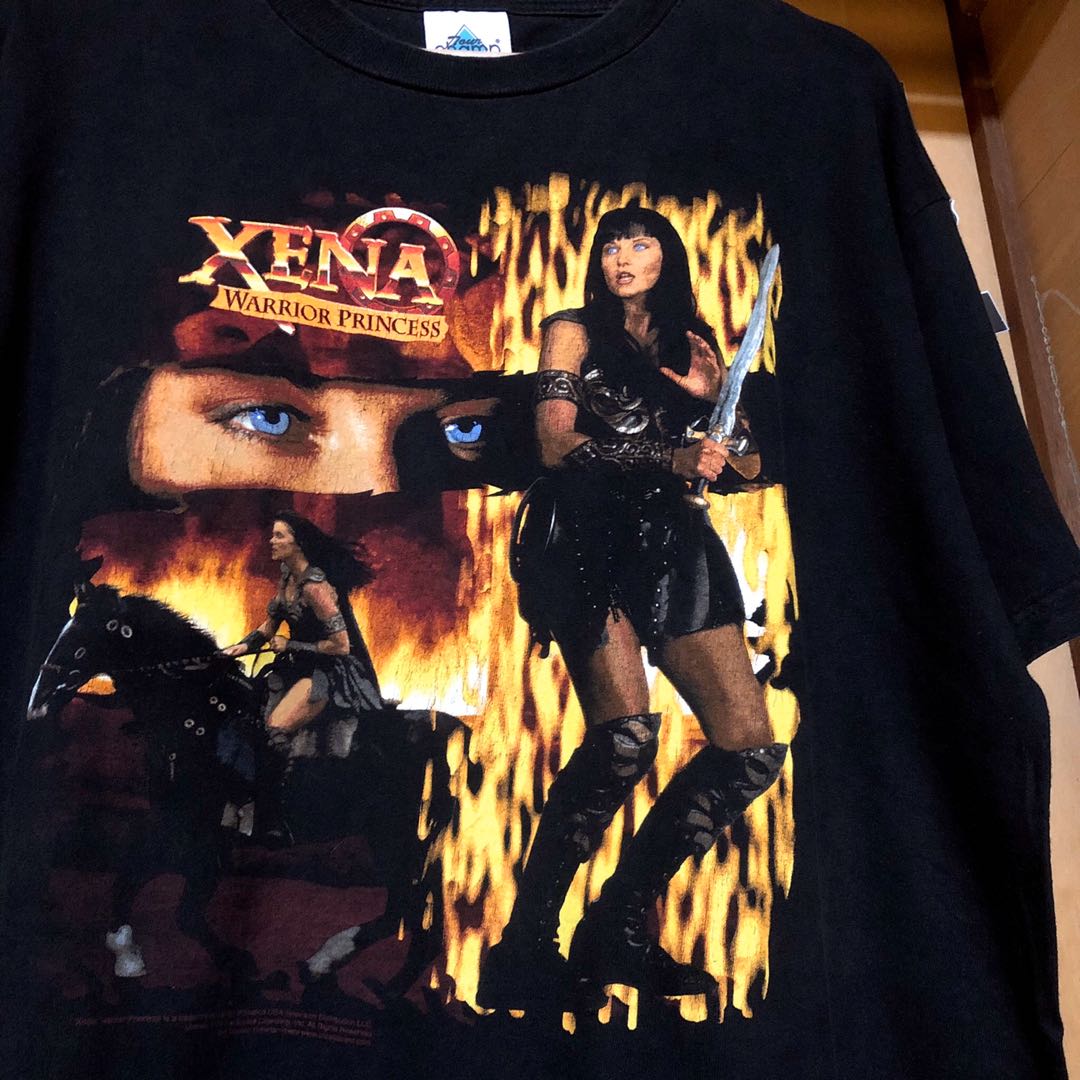 Vintage 90s Xena Warrior Princess x Movies, Men's Fashion, Tops & Sets,  Tshirts & Polo Shirts on Carousell