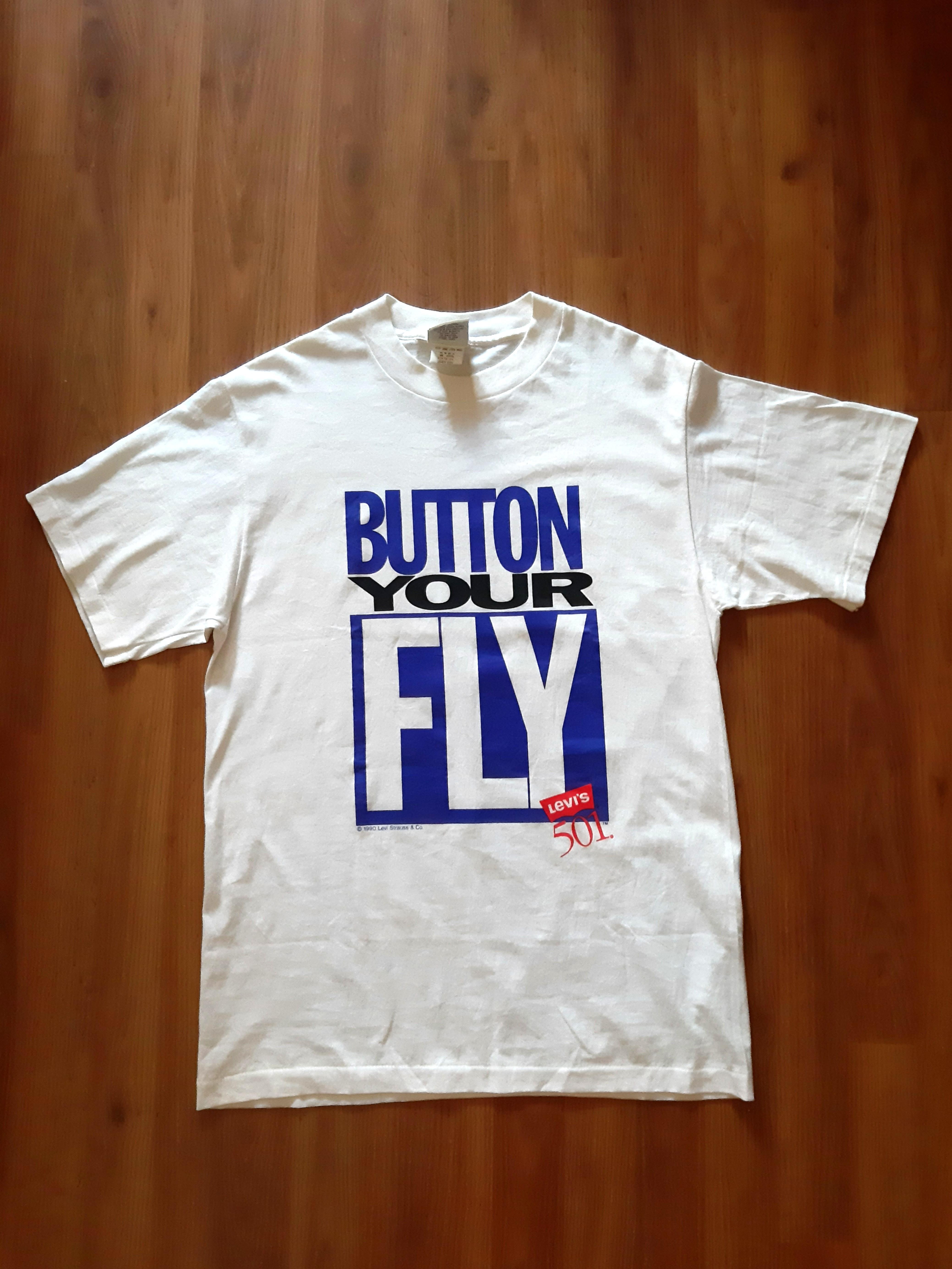 Vintage Levis Button Your Fly Deadstock T shirt