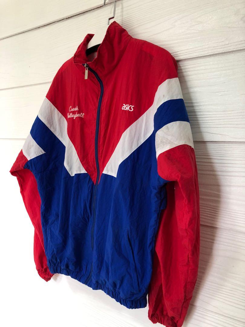 Vintage Asics volleyball jacket Men s Fashion Coats Jackets and