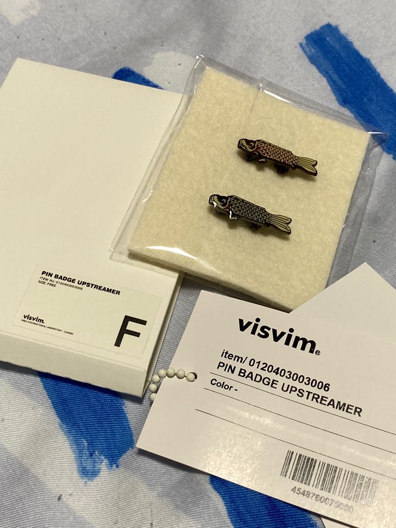 Up Streamers Pin Visvim Pin Badge Upstreamer, Men's Fashion, Watches & Accessories ...