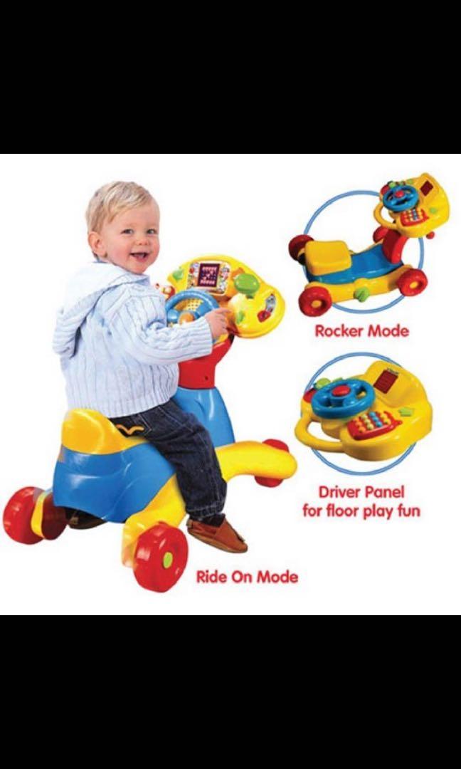 V-tech 3-in-1 Grow and Go Ride On, Babies & Kids, Infant Playtime on ...