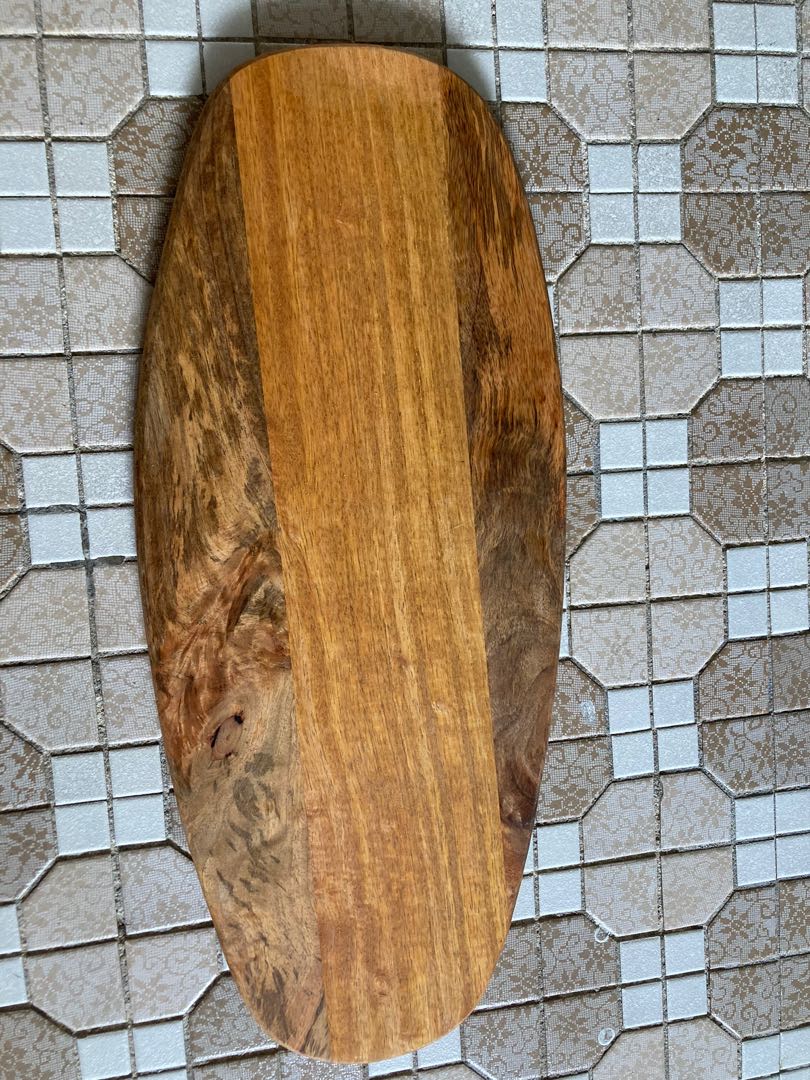 Wood Slice cheese board IKEA, Furniture & Home Living, Kitchenware