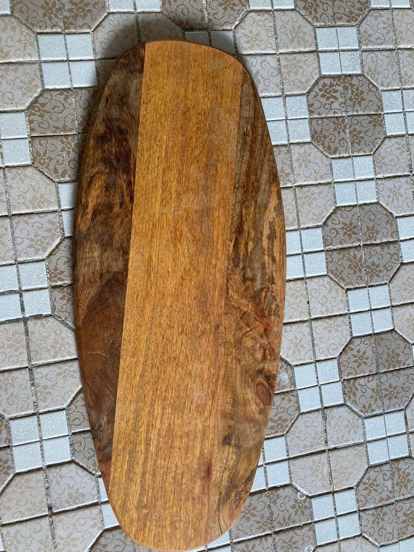 Wood Slice cheese board IKEA, Furniture & Home Living, Kitchenware