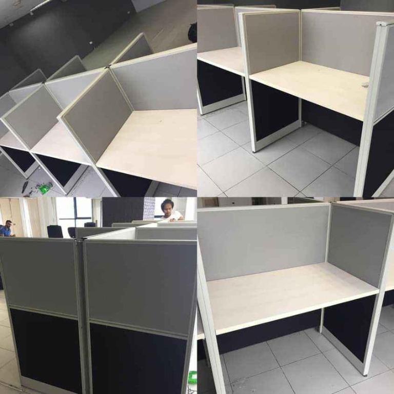 WORKSTATION TABLE OFFICE PARTITIONS, Furniture & Home Living, Office ...