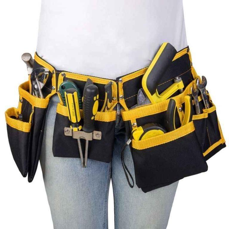 X4531 Multi-functional Electrician Tool Bag Waist Pouch Belt Storage Holder  Organizer Electricians Tool Pouch Kit Bag, Furniture  Home Living, Home  Improvement  Organisation, Home Improvement Tools  Accessories on  Carousell