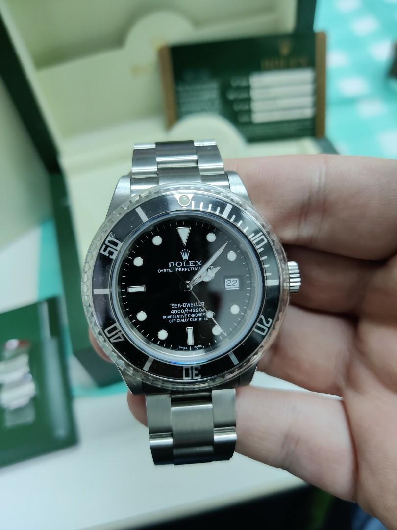 16600 Rolex Sea dweller NOS v FULL Luxury, Watches on Carousell