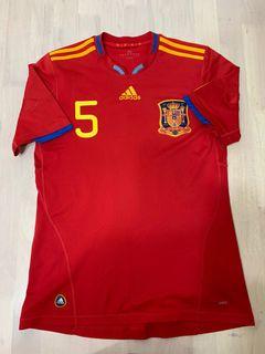 「正版」2010 西班牙 足球衣 spain jersey 5號 Poyul (看說明）size S