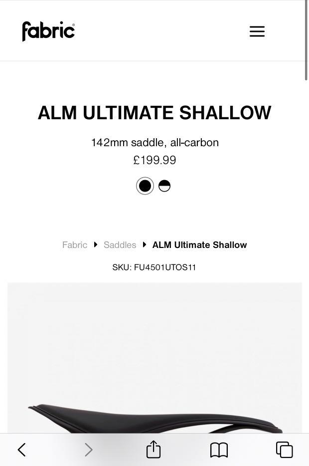 ALM Ultimate Shallow - Fabric