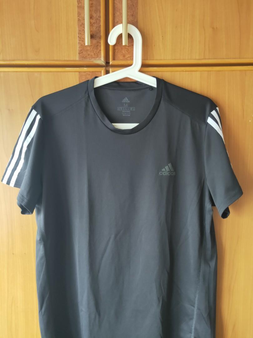 Adidas Run 3S Tee T-shirt Tshirt, Men's Fashion, Tops \u0026 Sets, Tshirts \u0026  Polo Shirts on Carousell