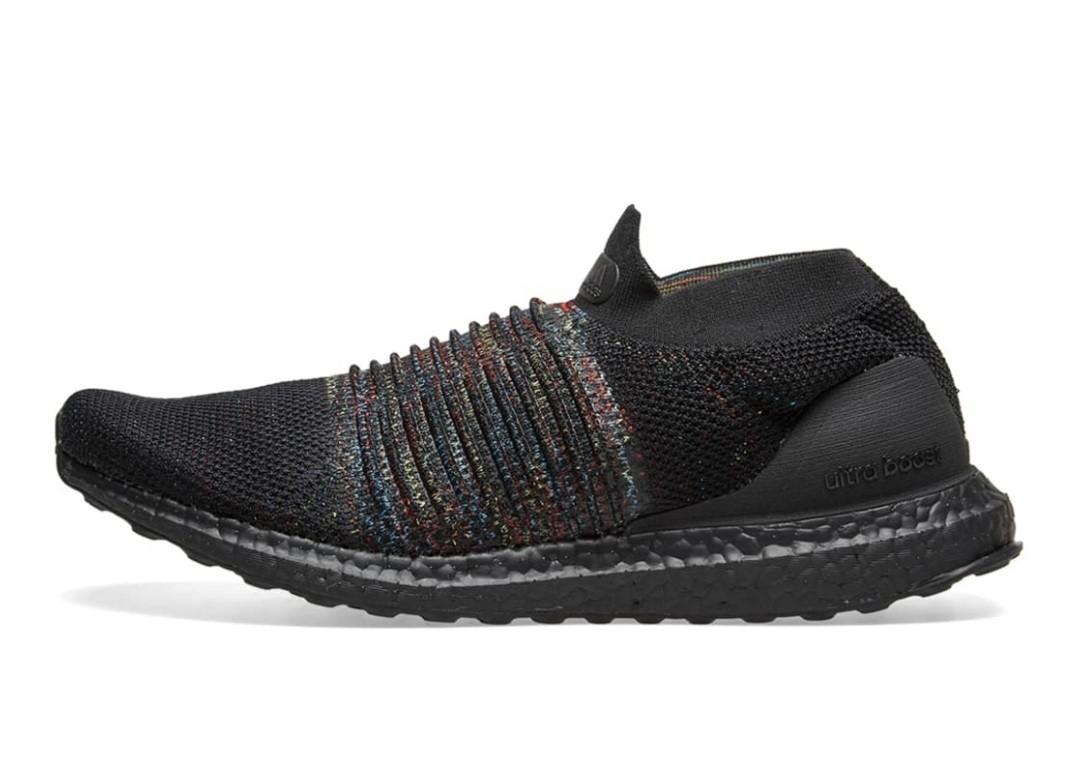Adidas Ultraboost Laceless Black Multi Color Men s Fashion Footwear Sneakers on Carousell