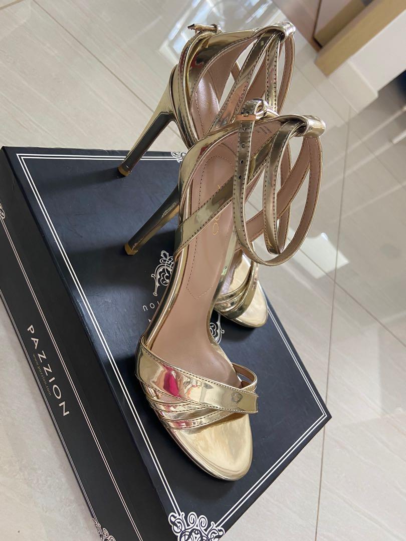 Aldo gold top high heels