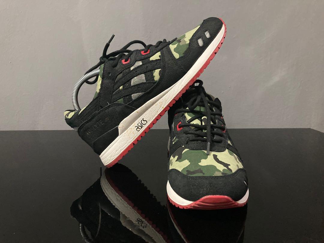 ASIC GEL LYTE III CAMO Men s Fashion Footwear Sneakers on Carousell