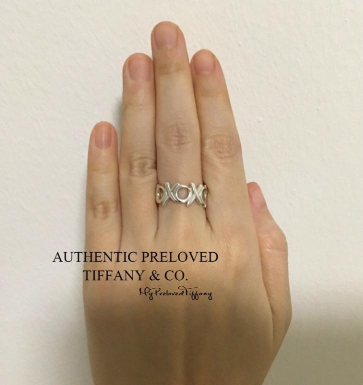 Tiffany discount kiss ring