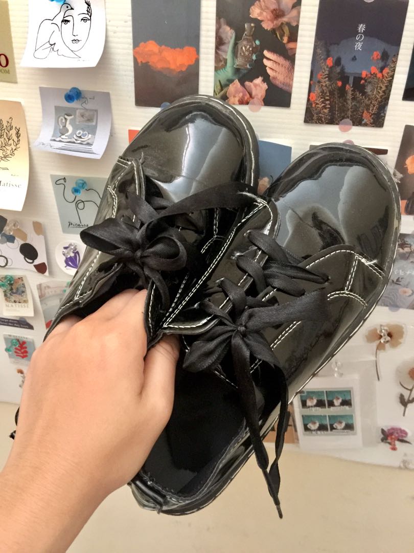 Cute black deals booties shoes