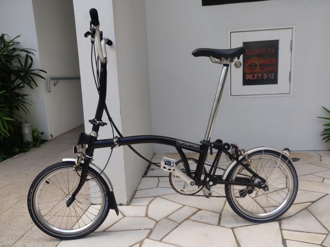 Brompton H6L Black colour Sports Equipment Bicycles Parts Bicycles on Carousell