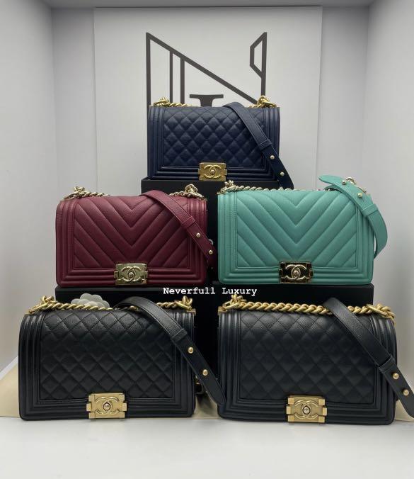 Harga boy cheap chanel handbag
