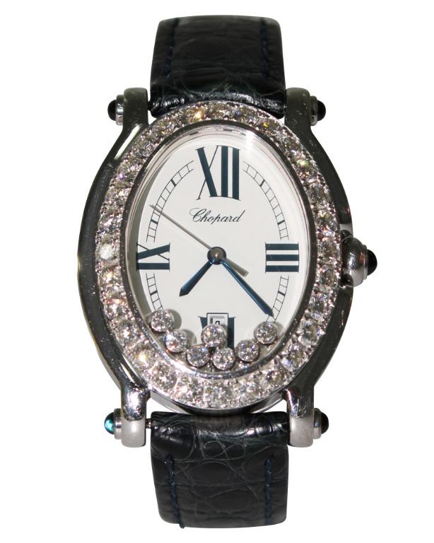 Chopard happy sport oval 7 floating diamonds on sale