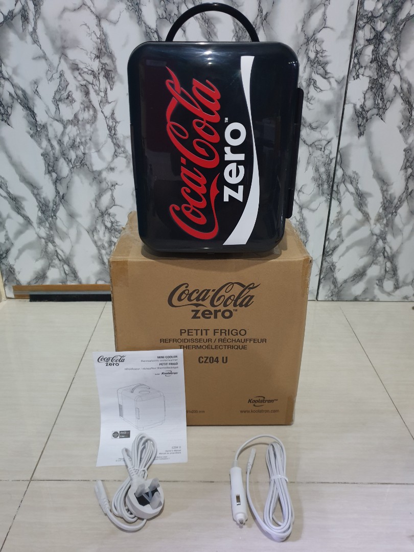 Coca Cola, Coke, Coke Zero, Mini Fridge, Mini Cooler, TV & Home