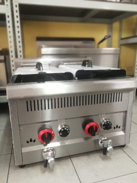 COMMERCIAL HEAVY DUTY DOUBLE DEEP FRYER GAS TYPE (TABLE TOP), TV & Home