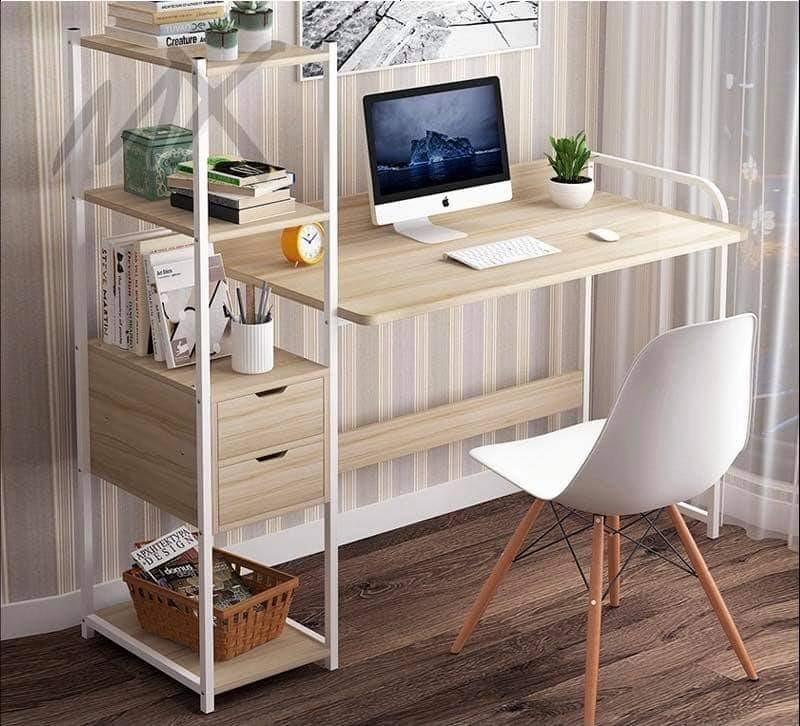 COMPUTER TABLE WITH DRAWER (Category: Tables & Sets) located in Manila. Submitted by minidivisoria (Listing ID 1115068509, Image 1). Description: RESELLER PRICE: 1500php ( BIG SIZE ) COMPUTER TABLE WITH DRAWER COLOR AVAIL: SANDALWOOD, BLUE, MAPLE, WHITE SIZE:120cm*40cm*122cm.