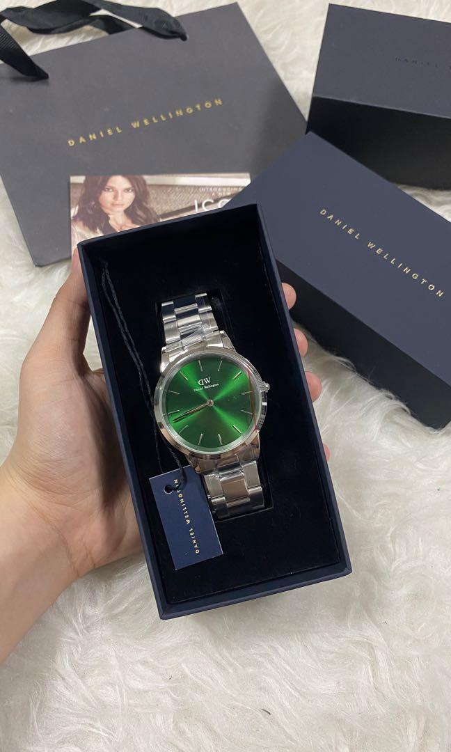 Daniel Wellington Iconic Link Emerald, Men's Fashion, Watches