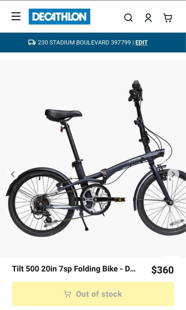 Btwin bike hotsell folding