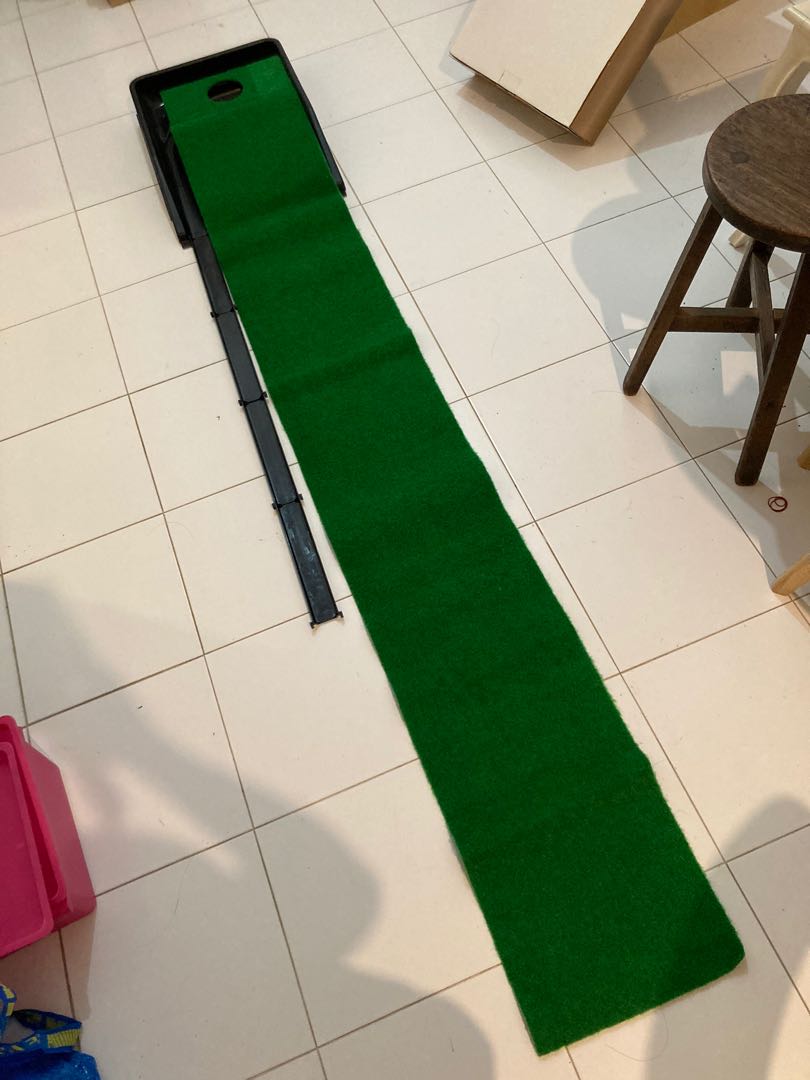 Golf Green Pattern Print Floor Mat