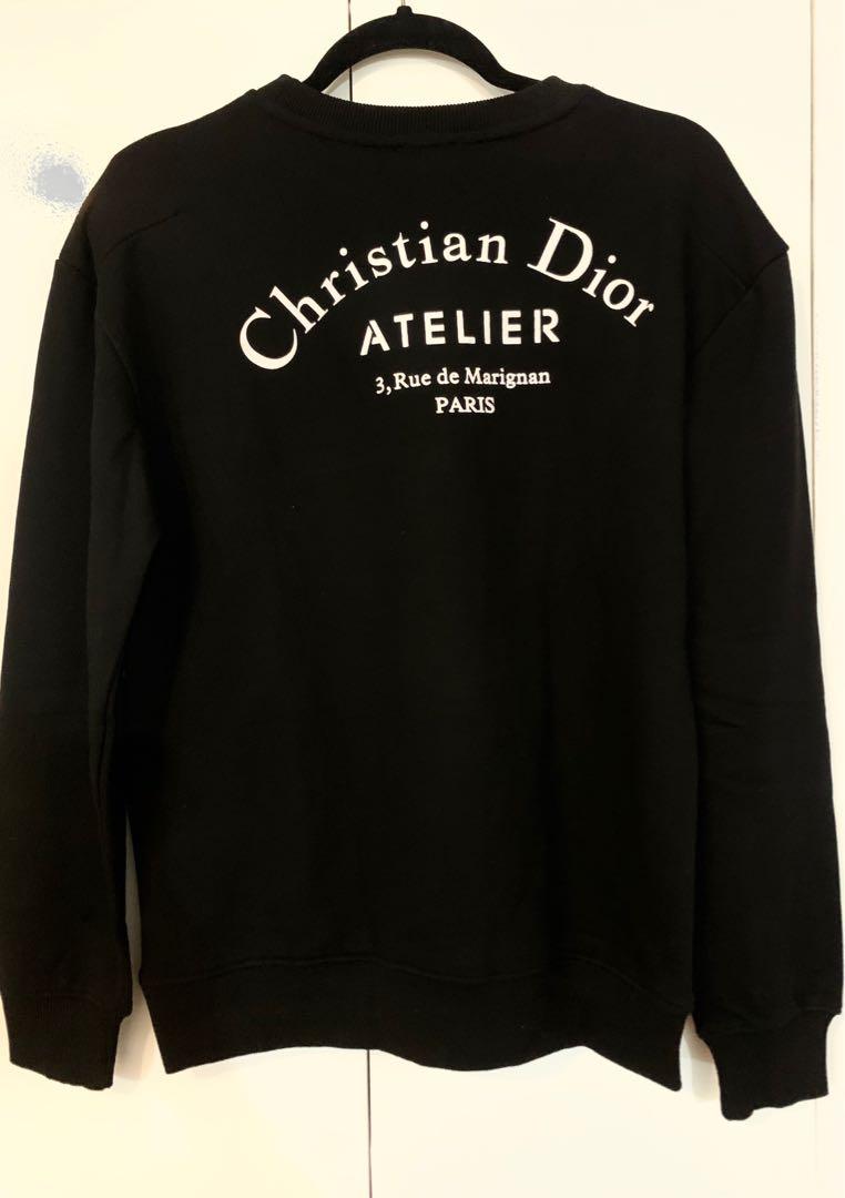Dior Homme Atelier Logo Sweatshirt, Men's Fashion, Coats, Jackets 