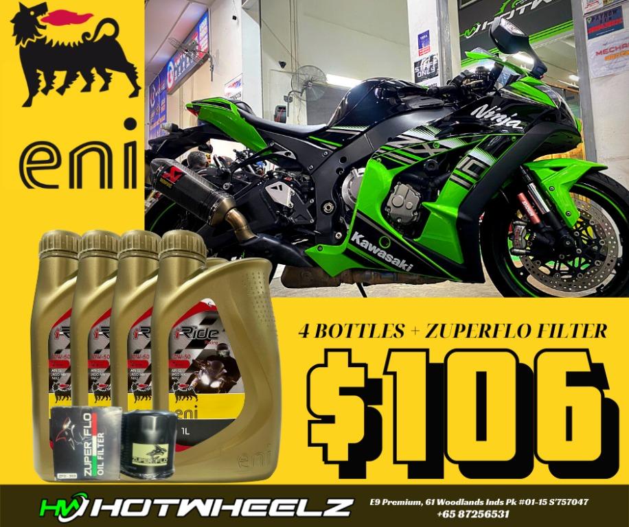 ENI RACING/ OFF-ROAD ENGINE OIL: KAWASAKI ZX10R [INTRO PACKAGE ...
