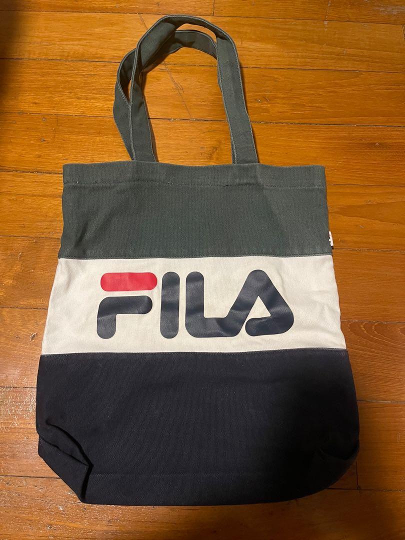 fila eco green tote bag Women s Fashion Bags Wallets Tote Bags on Carousell