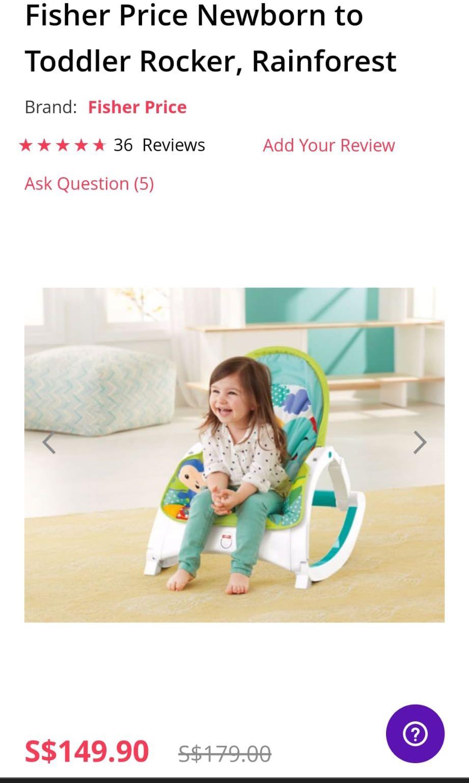 Fisher Price Rocker / Rocking chair, Babies & Kids, Baby Nursery & Kids ...